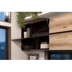 Угловая кухня Берген (2,6*2,0) модульная можно заказать по своим размерам