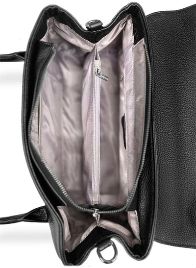 (АРТИКУЛ: 9965/6) СУМКА ЖЕНСКАЯ, НЕБОЛЬШАЯ, НАТУРАЛЬНАЯ КОЖА, ЧЕРНАЯ, С ПЛЕЧЕВЫМ РЕМНЕМ