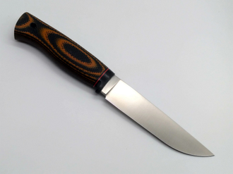 Нож Джек серии Эксперт сталь D2 оранжево-черная микарта