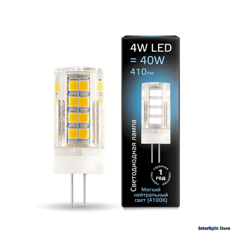 Gauss LED T10 4w 840 AC185-265v G4