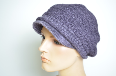 Сиреневая кепка берет итальянская Визио 4122