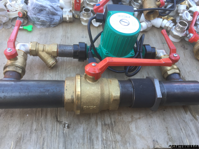 Байпас для отопления улучшенный краны Галлоп (б/н)