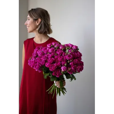 Букет 55 на день влюбленных