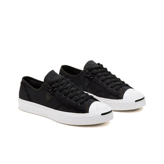 Jack purcell black leather hot sale