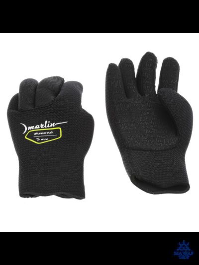 Перчатки неопреновые 5мм Marlin ULTRASTRETCH black р.S