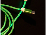 Дата-кабель Red Line LED USB - micro USB,  СВЕТЯЩИЙСЯ