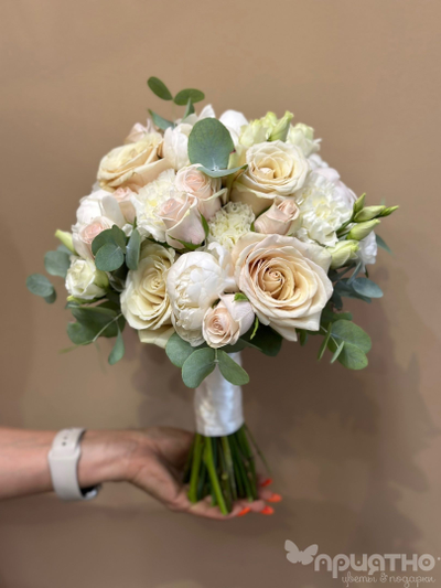 Букет невесты & Бутоньерка № 1305