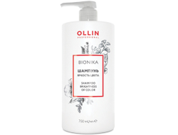 OLLIN BioNika Яркость цвета Шампунь для окрашенных волос, 750 мл