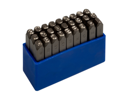 Набор ударных клейм 5 мм, буквы-латиница, 27 предметов KING TONY 11427SQ05