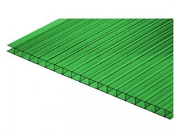 Поликарбонат 4мм 2,1*6м зеленый плот.0,47кг/кв.м Мульти Грин [49616]
