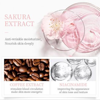 Крем для век с японской сакурой  Laikou Japan Sakura Eye Cream