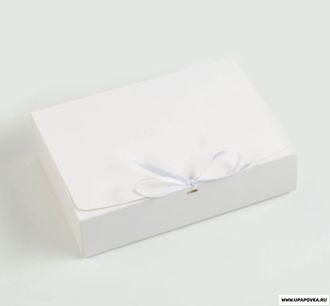 Коробка складная Белая 21 х 15 x 5 см