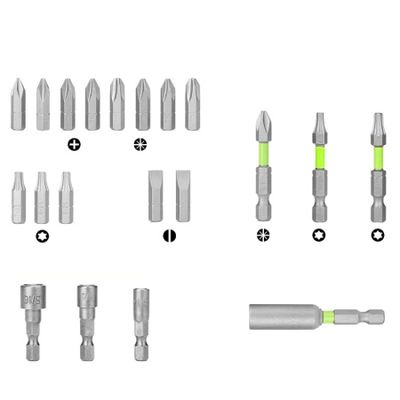 Набор бит в кейсе Greenworks, 20 предметов