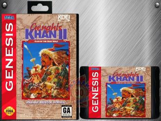 Genghis Khan II: Clan of the Gray Wolf, Игра для Сега (Sega Game) GEN