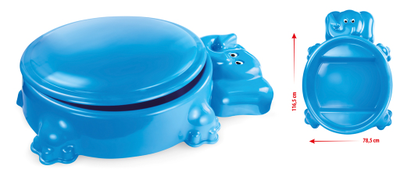 Песочница с крышкой «Слоненок», «Медвежонок» (пластик)