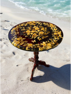 Стол "Цветы Балтики" 60 Вишня