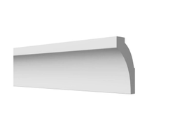 Потолочный плинтус DECOR-DIZAYN DD36, из дюрополимера, под покраску, ударопрочный