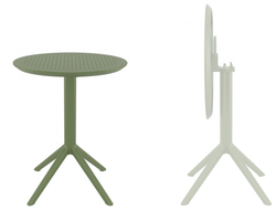 Стол пластиковый складной Sky Folding Table 60, оливковый, 600х740 мм купить в Симферополе