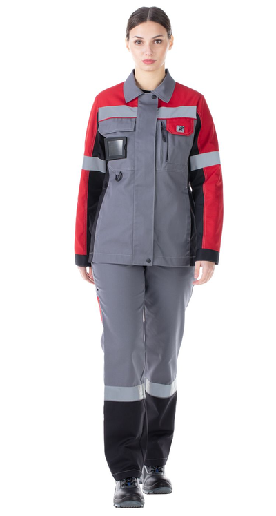 Костюм женский "Виват серый" с брюками