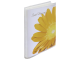 Фотоальбом BRAUBERG на 36 фото 10х15 см, мягкая обложка, "Цветы", белый с рисунком ассорти, 390654