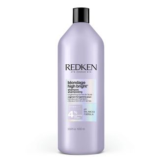 Redken Blondage High Bright Shampoo Шампунь для яркости цвета волос оттенка блонд, 1000 мл