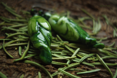 Комплект фарфоровых украшений "Лесная принцесса"