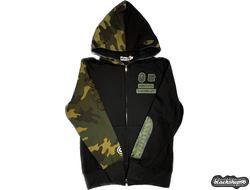 Толстовка Bape Full Zip Camo Green (S, M, L, XL, 2XL)