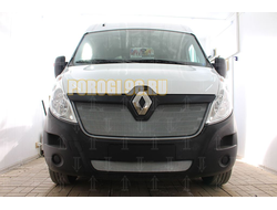 Защита радиатора Renault Master 2014- chrome низ