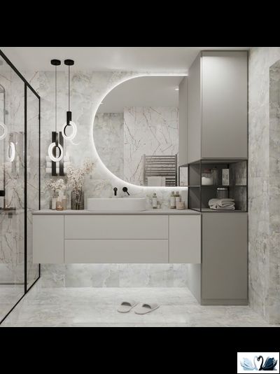 Плитка настенная Belani Avalanche серый 30 х 60 см под мрамор Береза керамика