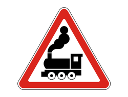 Знак дорожный 1.2 Железнодорожный переезд без шлагбаума