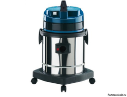 MEC JUSTO Пылесос для сухой уборки, металлический бак,1 турб., 32 л. с розеткой для инструмента
