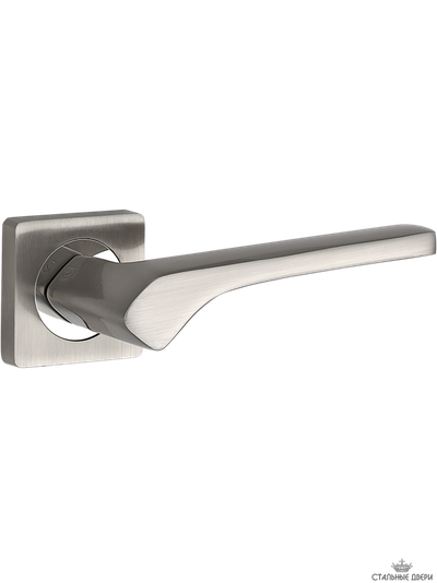 Ручка на квадратном основании VETTORE R06.050 SN/CP (Сатин/Хром)