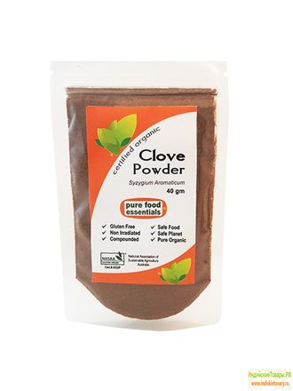 "Гвоздика молотая", производство Индии, 50 грамм (Clove Powdered, INDIA) 50gm