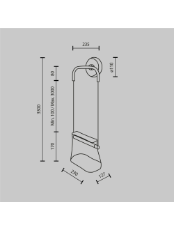 Настенный светильник (бра) Cabaret, MOD170WL-L8BS3K1