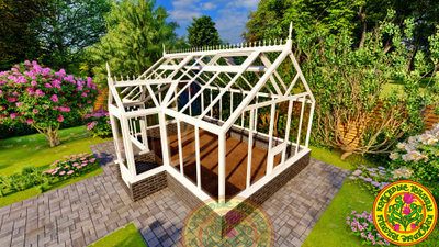 Английская теплица ЕЛИЗАВЕТА L 5х4