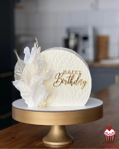 Акриловое украшение надпись Happy Birthday, 8.5 см