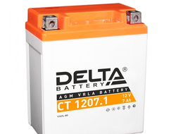 Аккумулятор 12В 7Ач Delta CT 1207.1, ОП, 114*69*132 мм