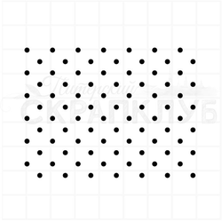 Фоновый штамп в горошек