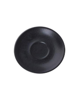Блюдце для чайной чашки стопируемой, 15 см, цвет чёрный