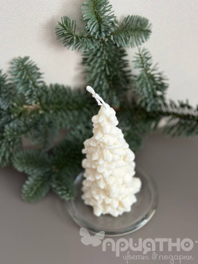 НОВОГОДНЯЯ СВЕЧА "ЁЛКА РОЖДЕСТВО"