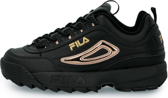 All black fila disruptor women's 2025