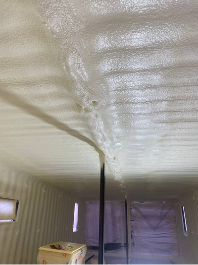 Утепление морского контейнера пенополиуретаном