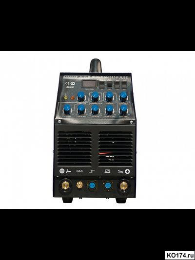 Сварочный инвертор TIG AuroraPRO IRONMAN 315 PULSE (TIG+MMA)