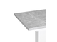 Стол Clyde SG 110-168*75 (Раскладной)  бетон/белый