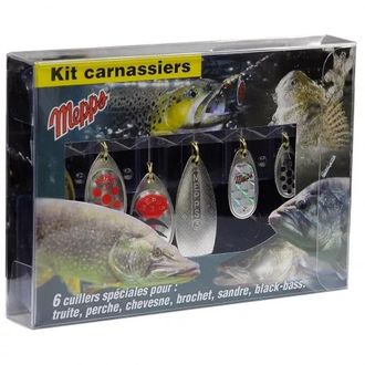 Набор подарочный оригинальных блесен Mepps Kit Carnassiers
