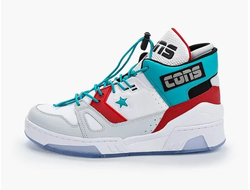 Кеды Converse ERX 260 высокие бело-бирюзовые