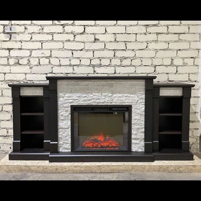 Электрокамин Моника LUX BL M2 с очагом Sparta 25.5 LED