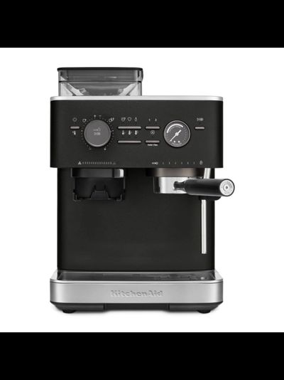 Полуавтоматическая эспрессо машина с кофемолкой KitchenAid, черный чугун, 5KES6551EBK