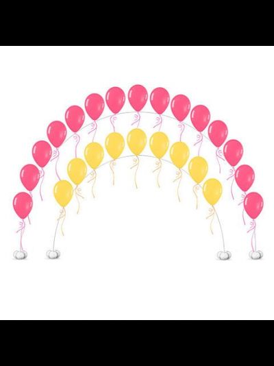 Двойная арка из гелиевых шаров №8