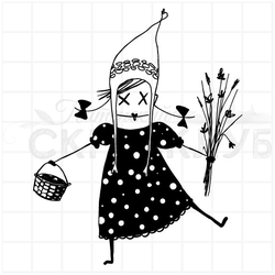 штамп Красная шапочка